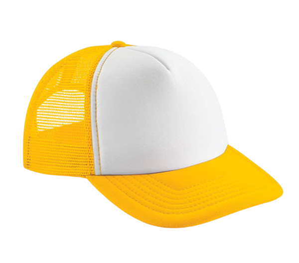 cas jaune Casquette bicolore Jaune Adulte