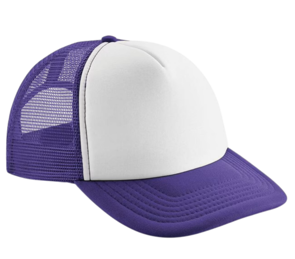 cas violette Casquette bicolore violette Adulte