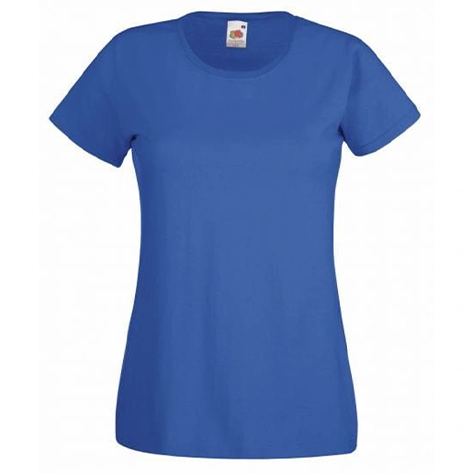 col rond femme bleu royal T-Shirt Col Rond Bleu Royal Femme