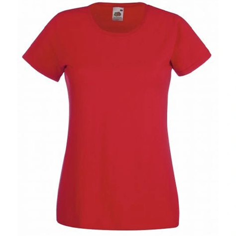 col rond femme rouge T-Shirt Col Rond Rouge Femme