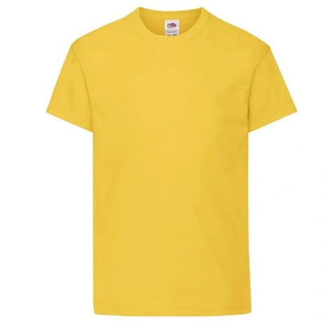 t shirt jaune enfant T-Shirt Col Rond Jaune Enfant