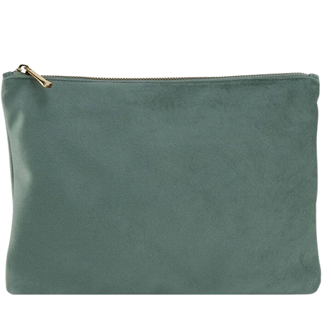 pochette velour jade Pochette Velours écologique jade