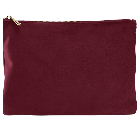 pochette velours rubis Pochette Velours écologique rubis