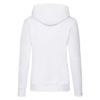 sweat f blanc dos Sweat-Shirt Blanc Femme