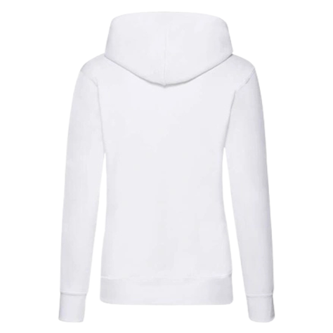 sweat f blanc dos Sweat-Shirt Blanc Femme