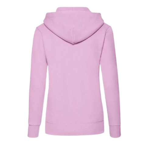 sweat f rose dos Sweat-Shirt Femme Rose