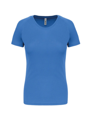 sport bleu face T-Shirt Sport Bleu Femme