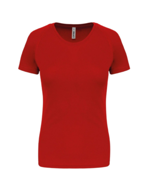 T-Shirt Sport Rouge Femme