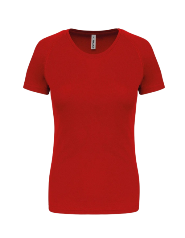 T-Shirt Sport Rouge Femme