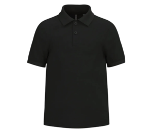 Polo noir face e Polo enfant