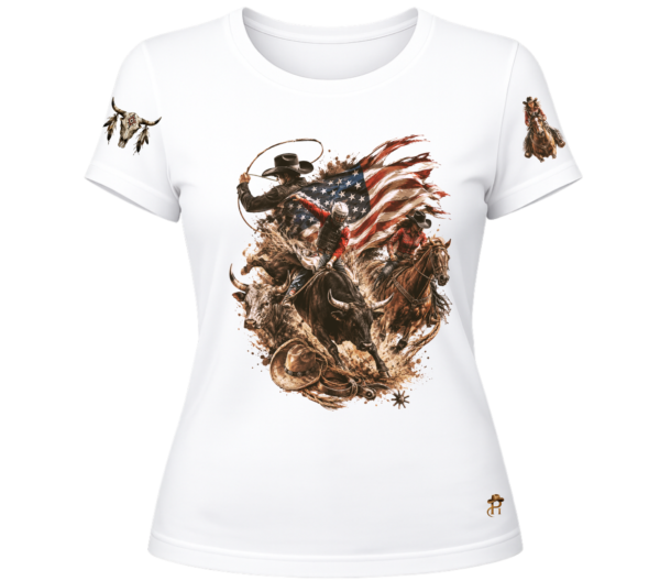 T shirt rodeo femme Born for the rodeo - Women