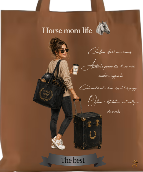 horse life brune marron Horse mom life (brune)
