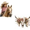 rodeo fille 2 Born for the rodeo - Girls (kid)